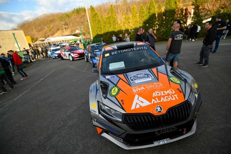 Vincze Feri bekezdett, Turán defekt – Salgó Rally 1. gyors