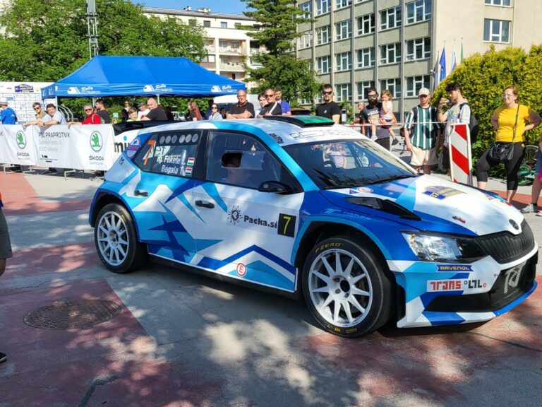 Fekete László dobogón a Velenje Rallyn 