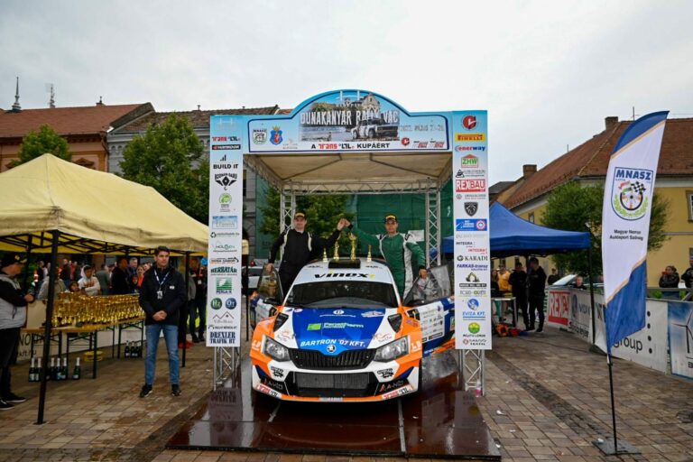 Vincze Ferenc a Rally1-es bajnokság élén 
