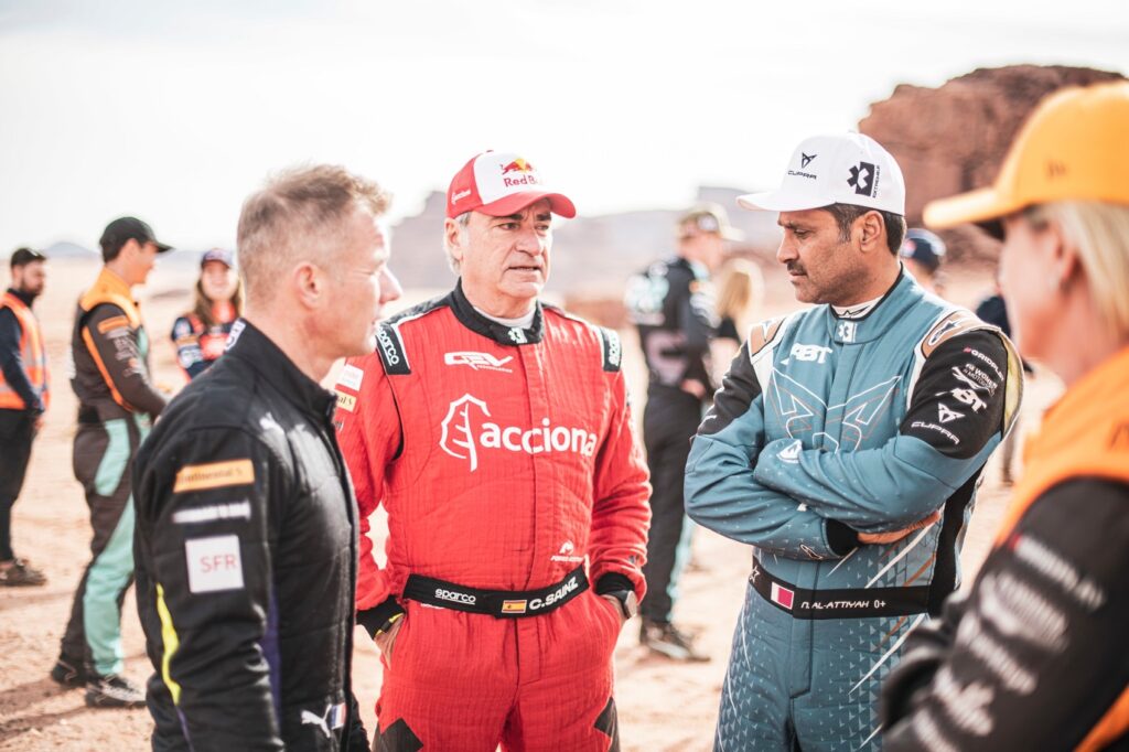 Sébastien Loeb, Carlos Sainz, Nasser Al-Attiyah, Extreme E