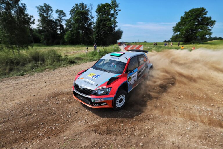 Csomós Mixi bajban a Liepaja Rallyn