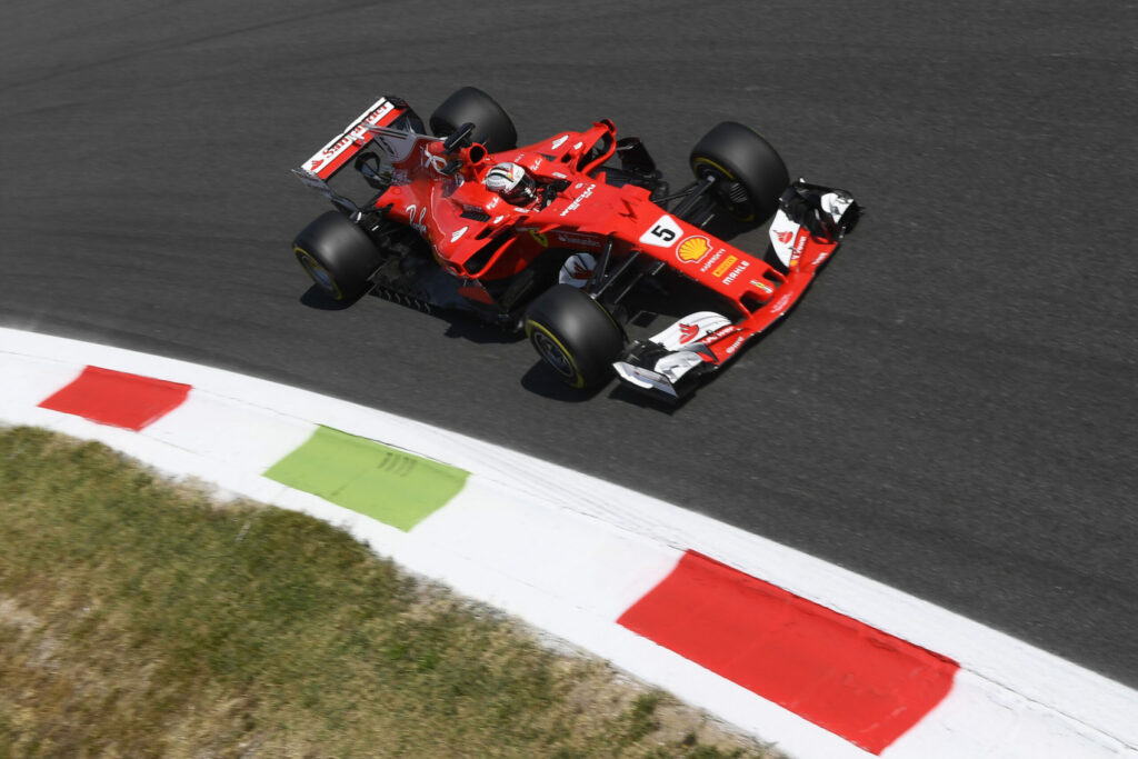 Sebastian Vettel, Ferrari, Olasz Nagydíj, 2017