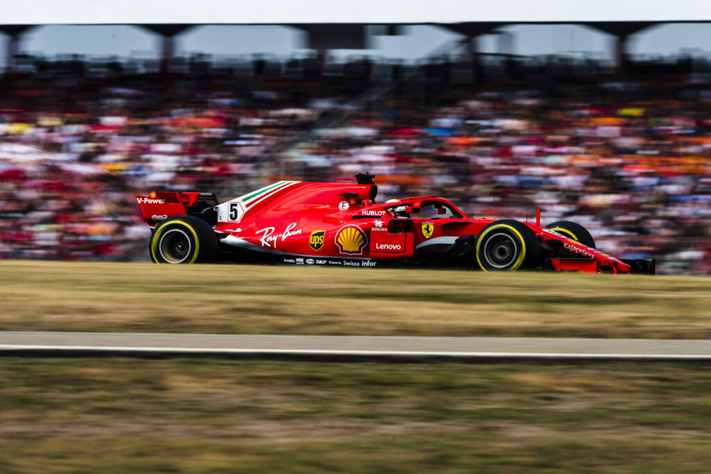 Sebastian Vettel, Ferrari, Német Nagydíj, 2018