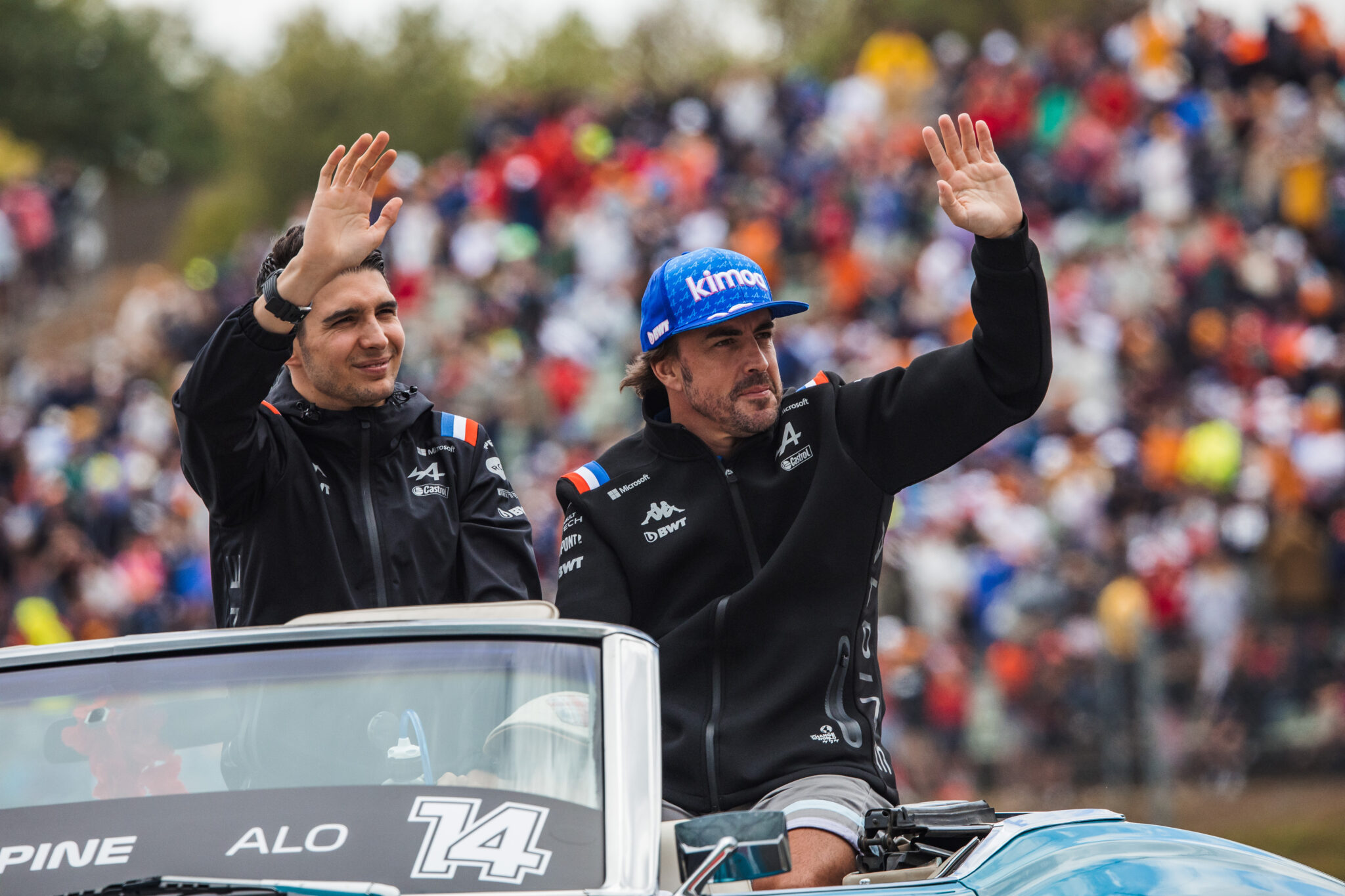 Esteban Ocon, Fernando Alonso, Alpine, Magyar Nagydíj