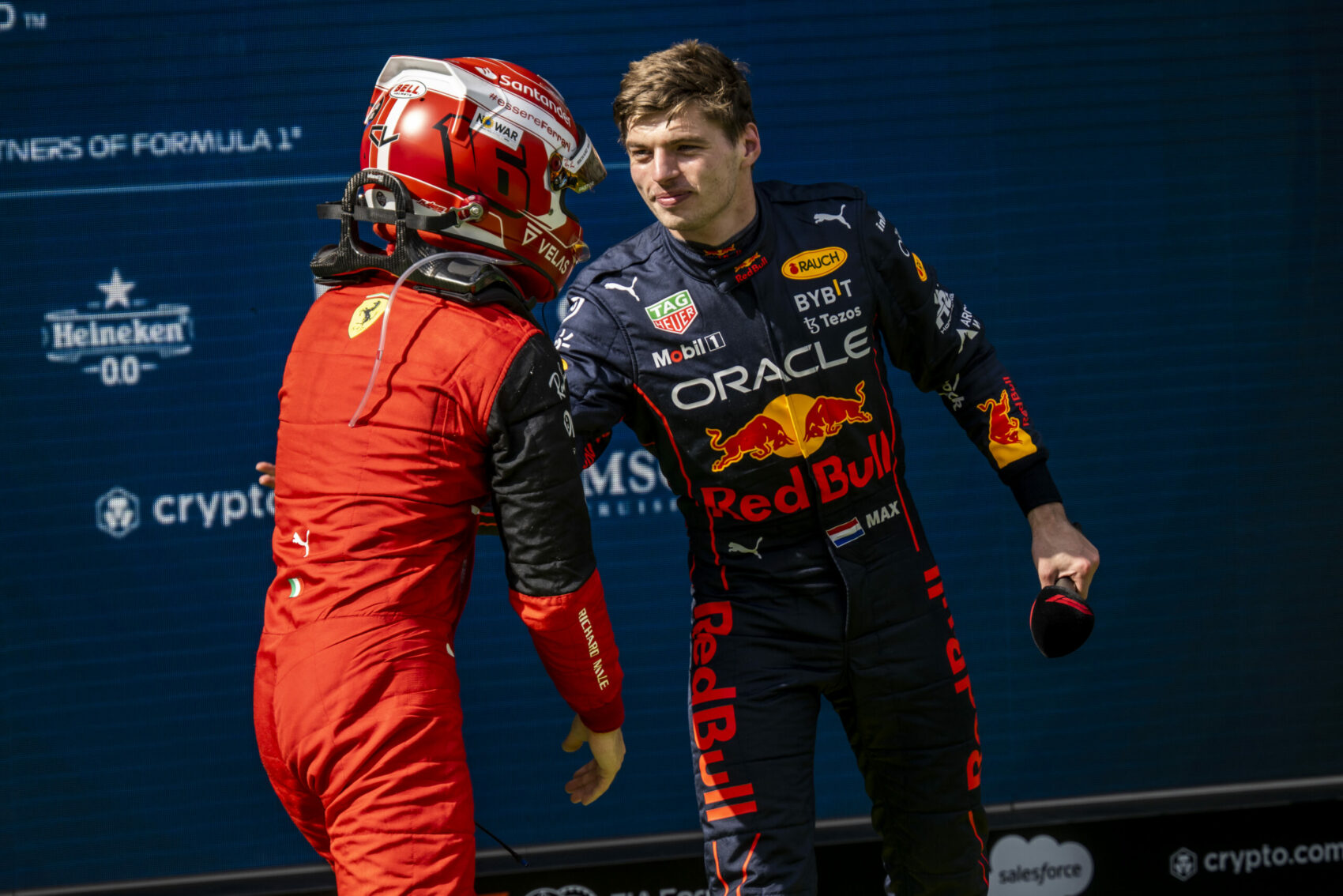 Charles Leclerc, Ferrari, Max Verstappen, Red Bull, Osztrák Nagydíj