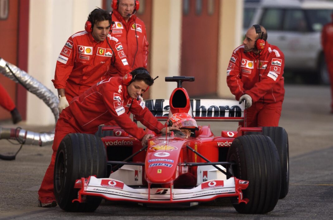 Michael Schumacher, teszt, Ferrari, Imola, 2004