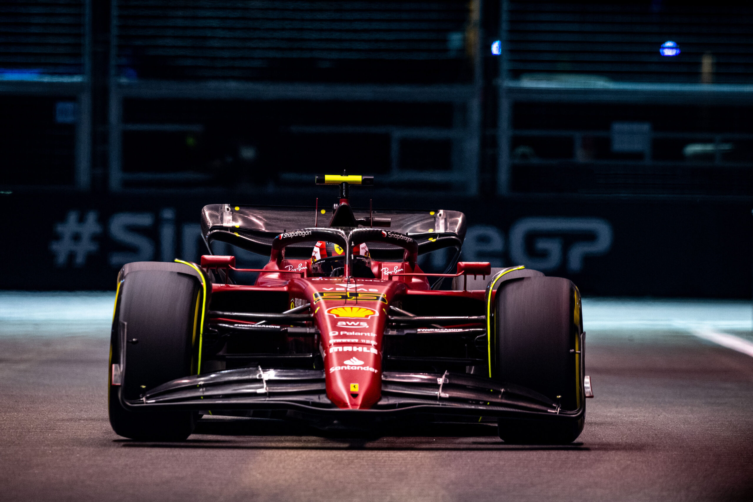 Carlos Sainz, Ferrari, Szingapúri Nagydíj