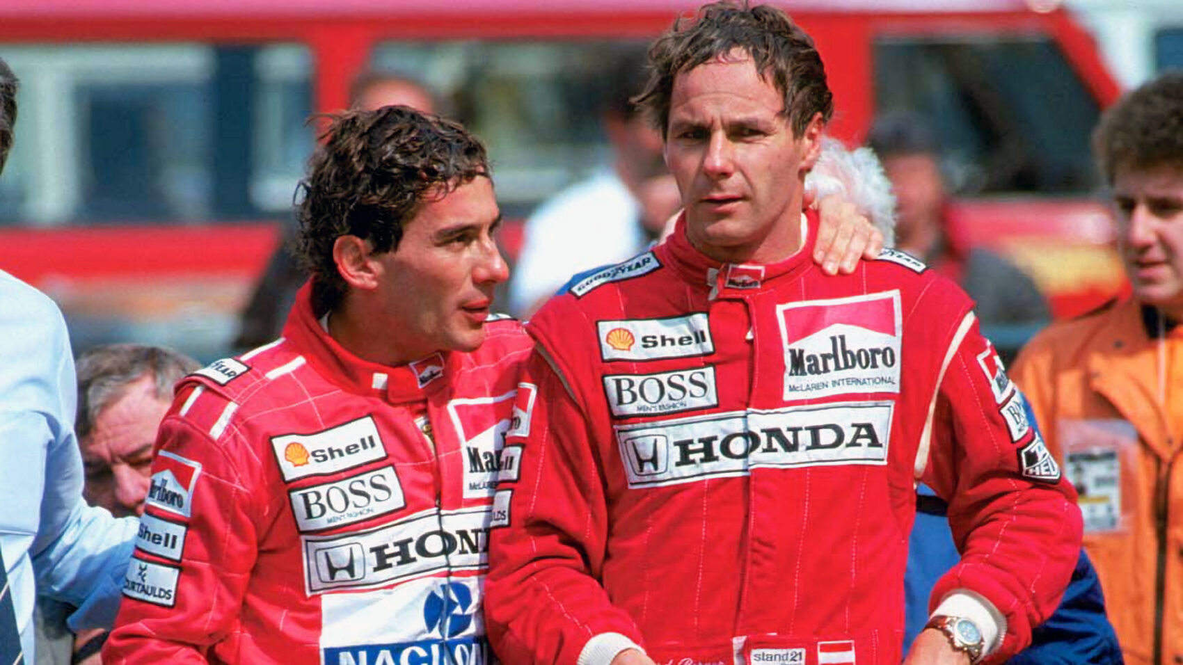 Ayrton Senna, Gerhard Berger, McLaren