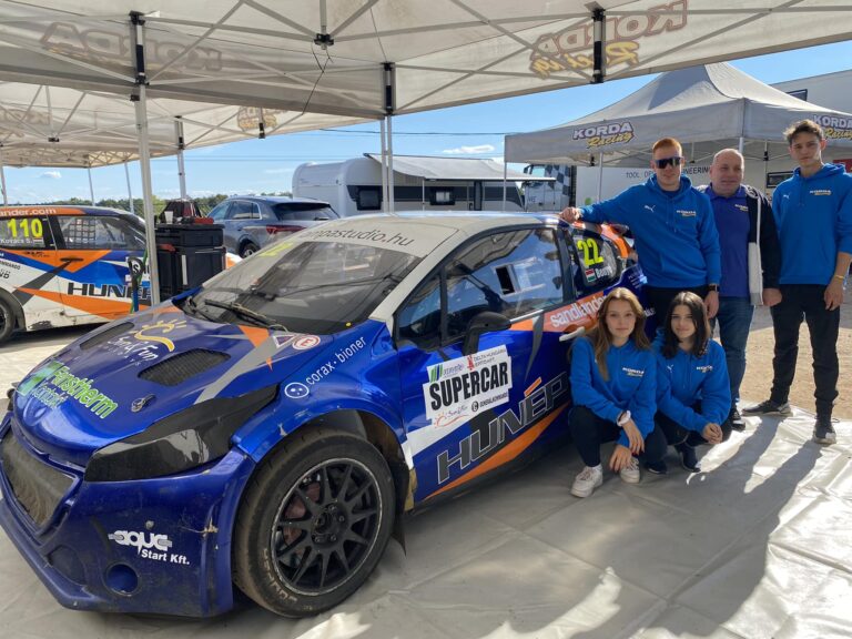 Benyó Máté remekül kezdett Nyirádon az új autóval