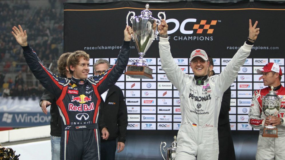 Sebastian Vettel, Michael Schumacher, Race of Champions 2010