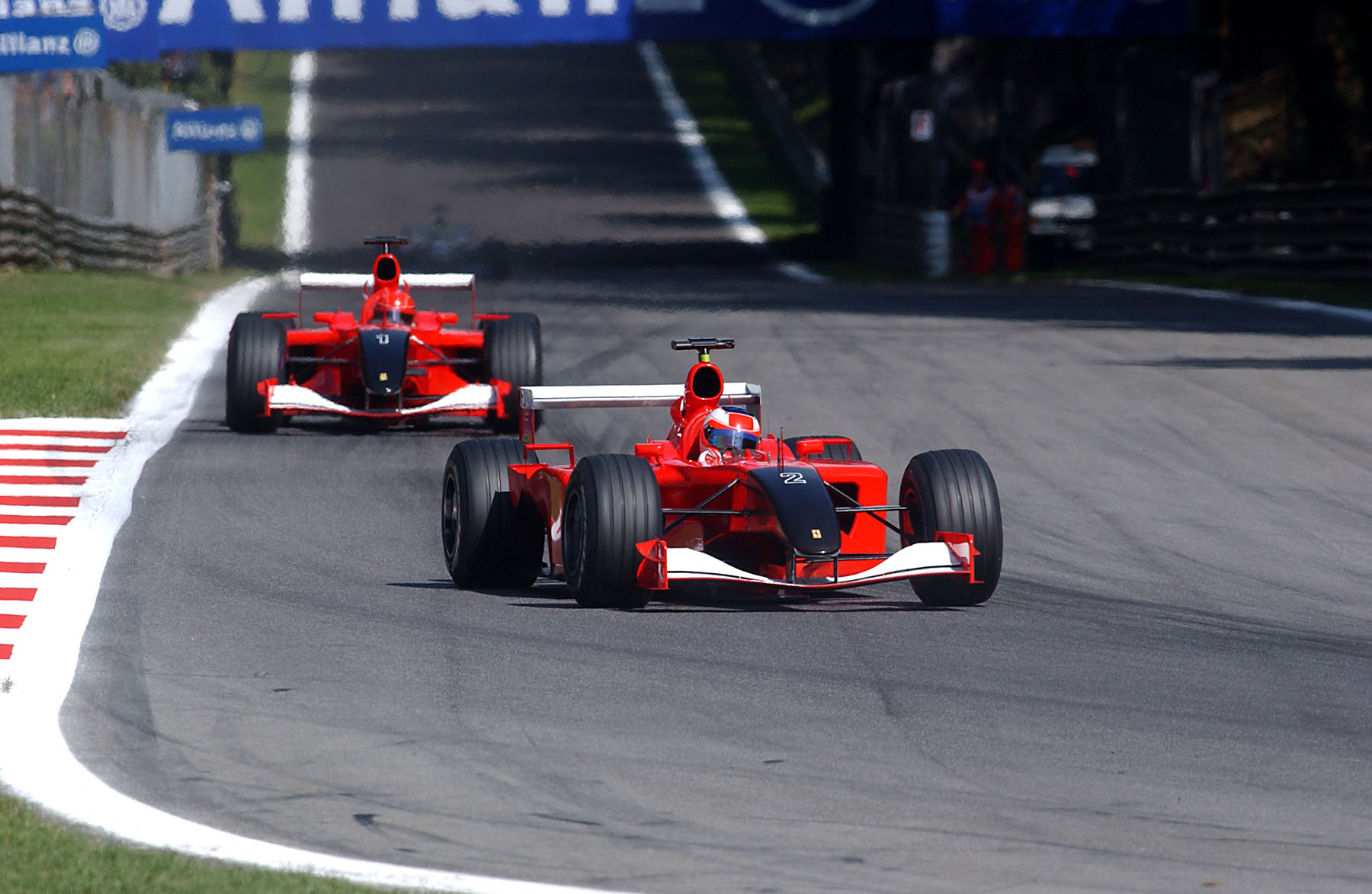 Rubens Barrichello, Michael Schumacher, Ferrari, Olasz Nagydíj, 2001