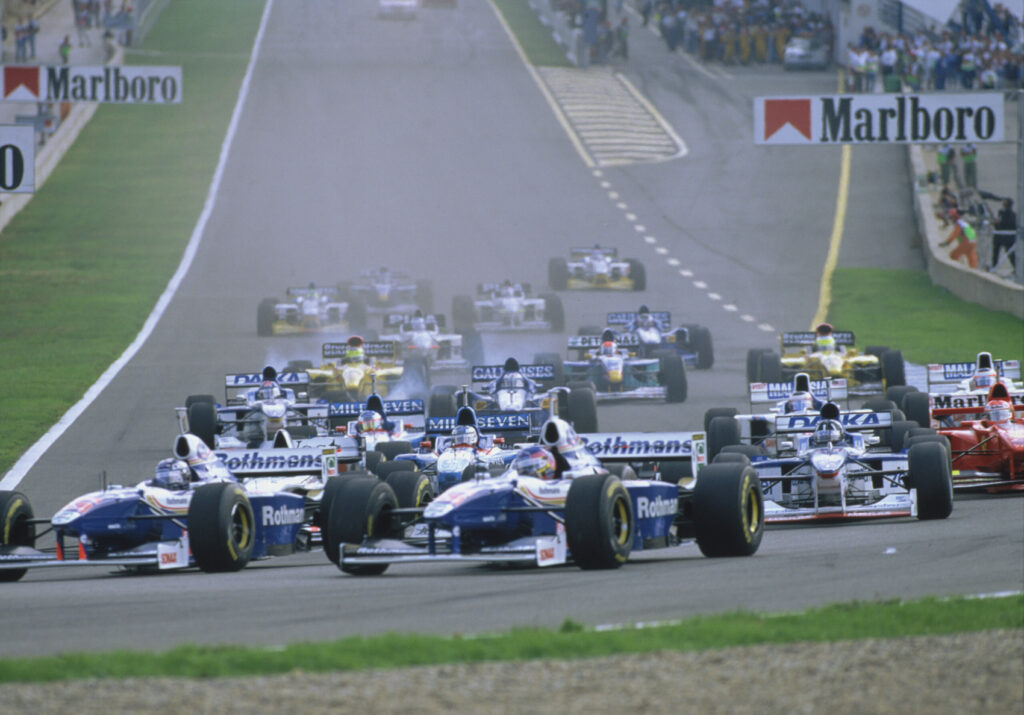 Jacques Villeneuve, Williams, Heinz-Harald Frentzen, Jerez, 1997