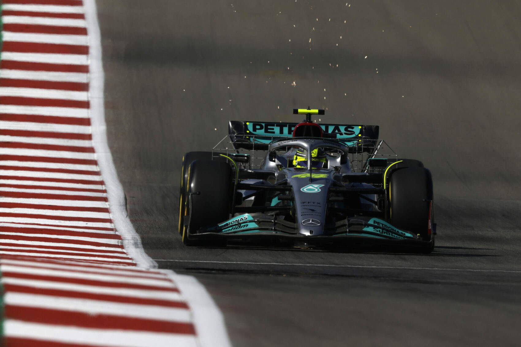 Lewis Hamilton, Mercedes, USA Nagydíj