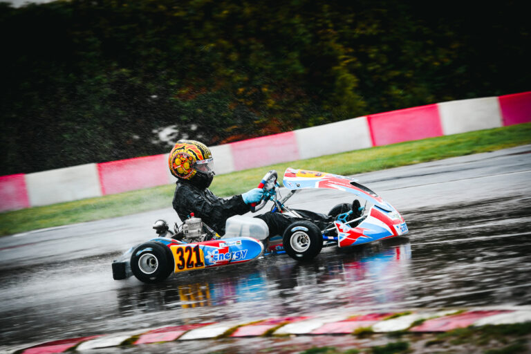 Molnár Martin esőben és felszáradó pályán is a leggyorsabb volt a WSK Open Cupon