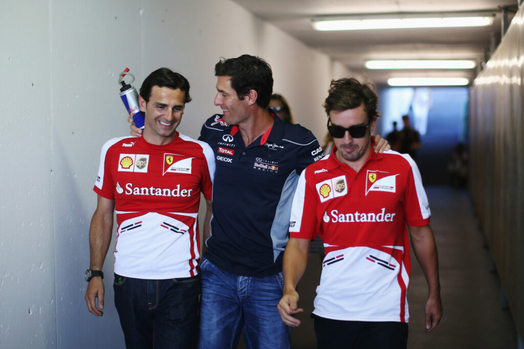 Pedro de la Rosa, Mark Webber, Fernando Alonso, Magyar Nagydíj, 2014