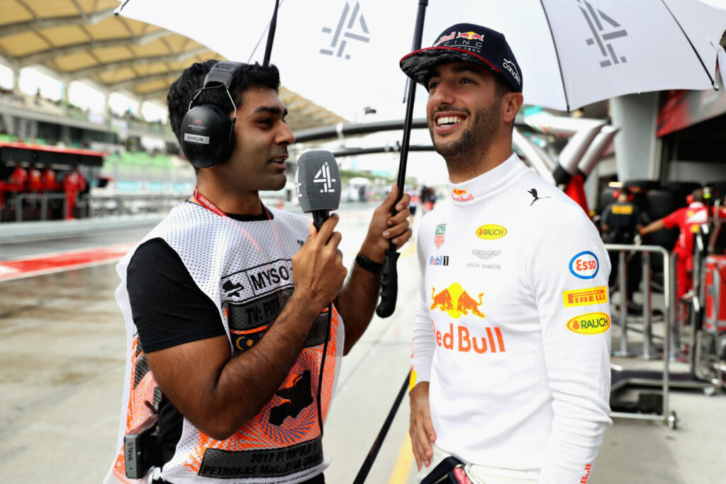 Karun Chandhok, Daniel Ricciardo, Maláj Nagydíj, 2017