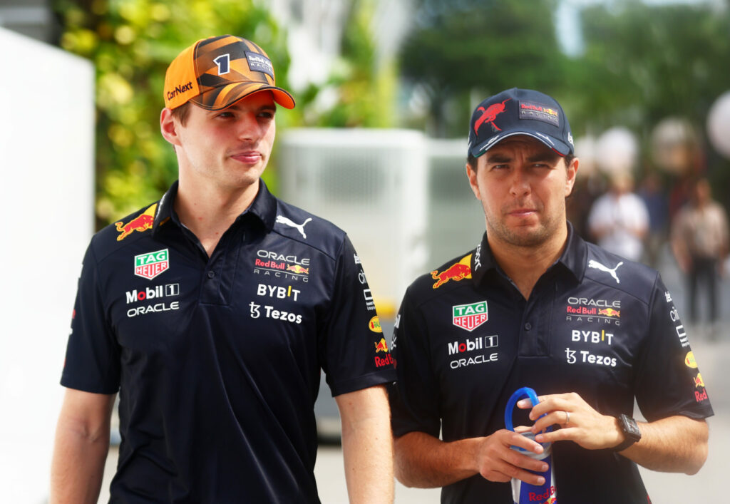 Max Verstappen, Sergio Pérez, Red Bull, Szingapúri Nagydíj