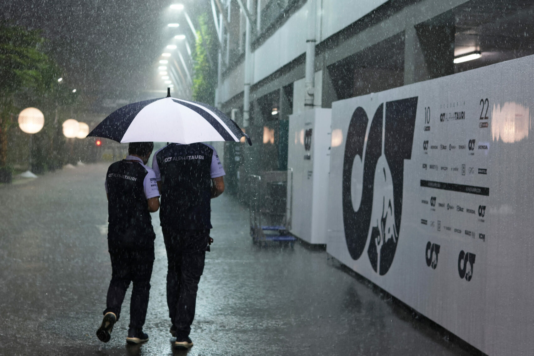 Szingapúri Nagydíj, eső