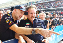 Adrian Newey, Christian Horner, Red Bull, USA Nagydíj