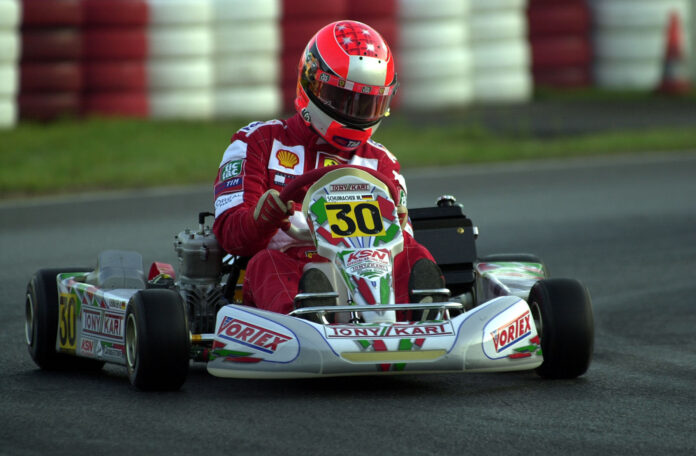 Michael Schumacher, gokart, Kerpen, 2001