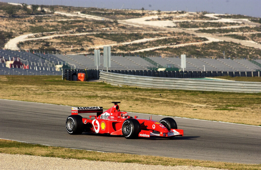 Michael Schumacher, Ferrari, teszt, Valencia, 2002