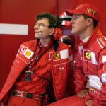 Michael Schumacher, Chris Dyer, Ferrari, USA Nagydíj, 2002
