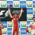 Kimi Räikkönen, Felipe Massa, Fernando Alonso, Brazil Nagydíj, 2007