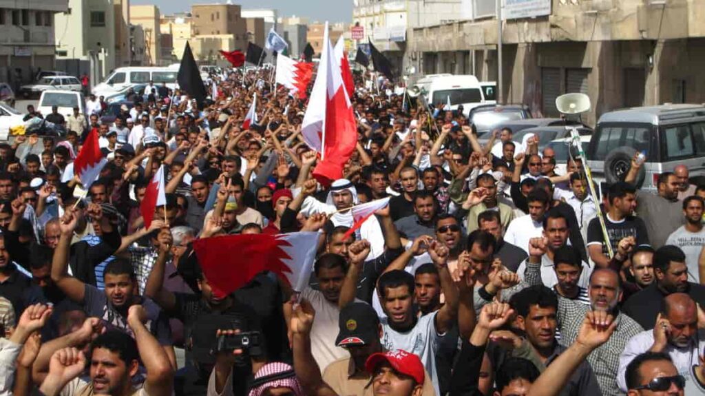 Bahrein, tüntetés