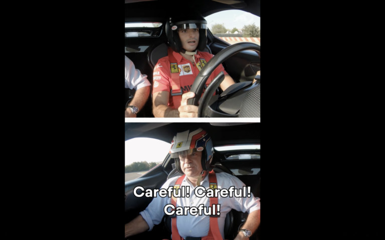 Idősebb Sainz megrémült fia mellett, majd megmutatta, hogy csinálják a ralilegendák (videó)