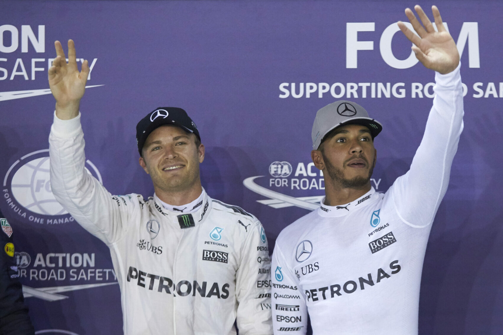 Lewis Hamilton, Nico Rosberg, Mercedes, Szingapúri Nagydíj, 2016