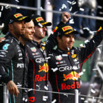Lewis Hamilton, Max Verstappen, Sergio Pérez, Gianpiero Lambiase, Mexikói Nagydíj