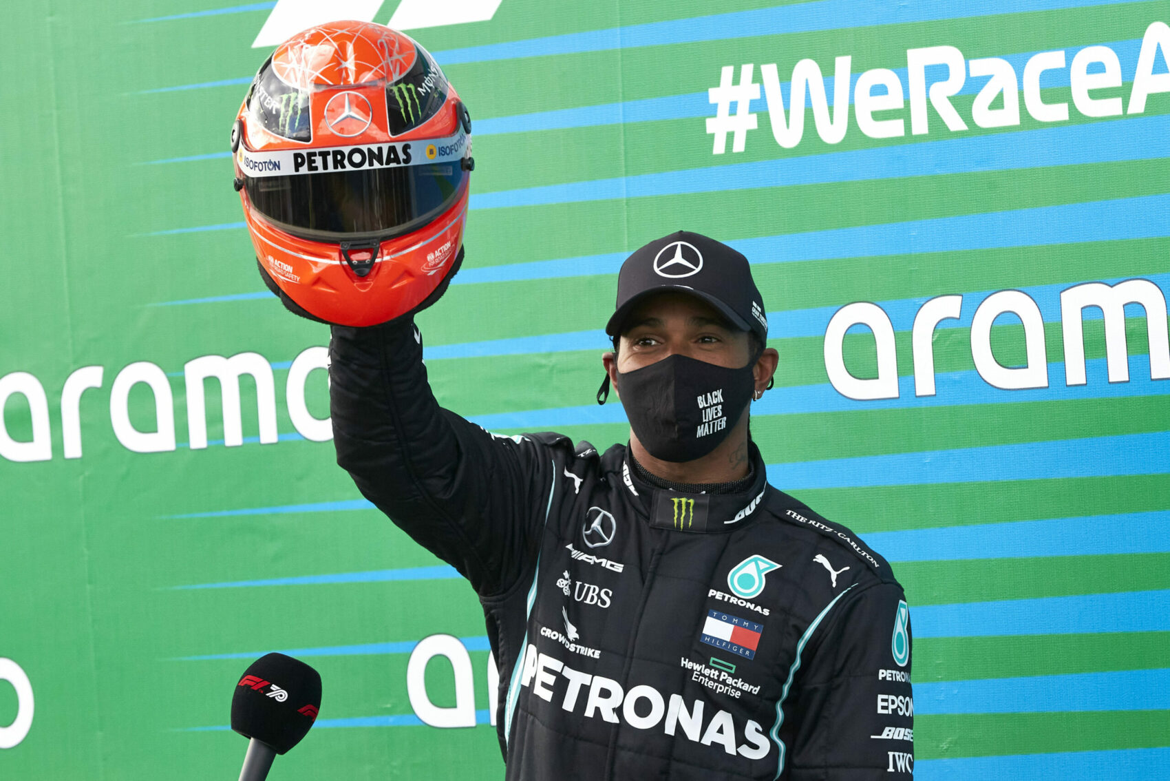 Lewis Hamilton, Mercedes, Michael Schumacher, Eifel Nagydíj, 2020