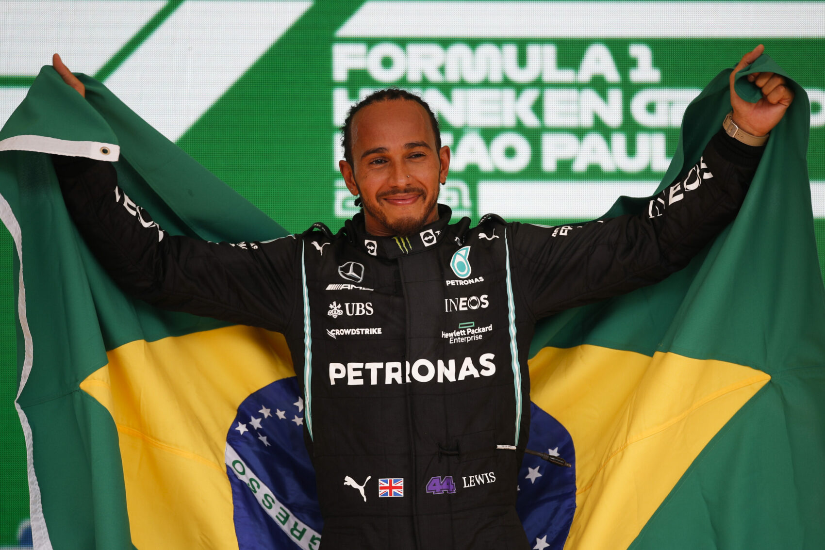 Lewis Hamilton, Mercedes, Brazil Nagydíj, 2021