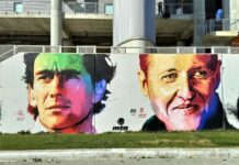 Michael Schumacher, Ayrton Senna, grafiti