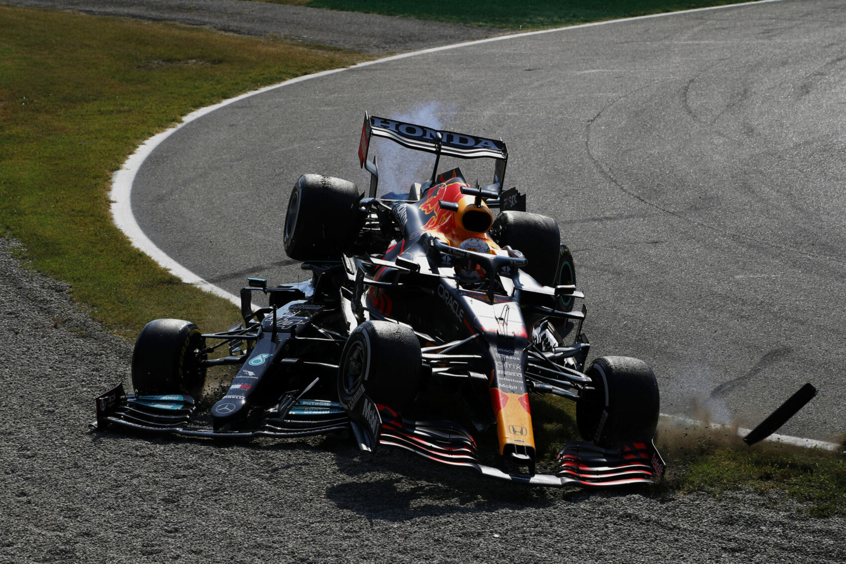 Max Verstappen, Lewis Hamilton, Olasz Nagydíj, 2021