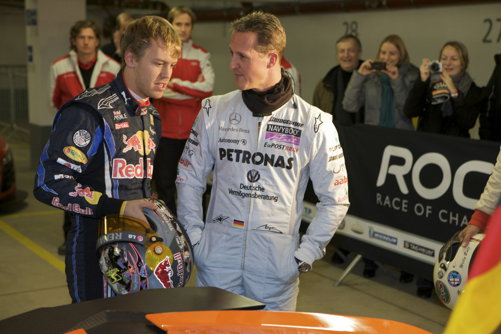Sebastian Vettel, Michael Schumacher, Race Of Champions 2010