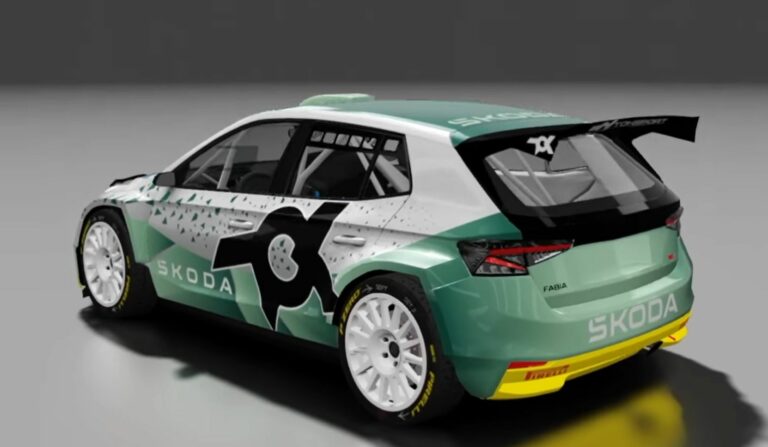 Bemutatta a Toksport a 2023-as felállását és a Fabia RS új dekorját