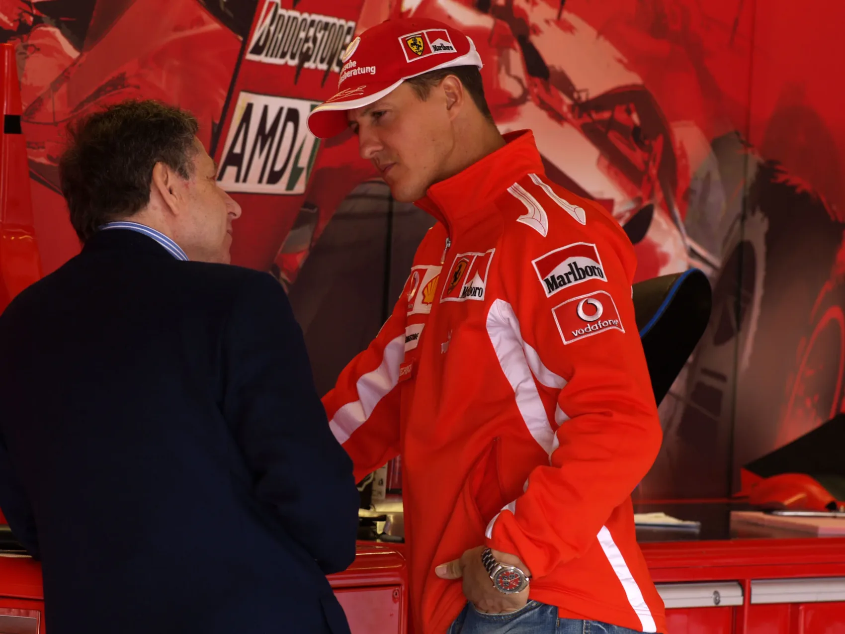 Jean Todt, Michael Schumacher, Ferrari, San Marinó-i Nagydíj, 2005