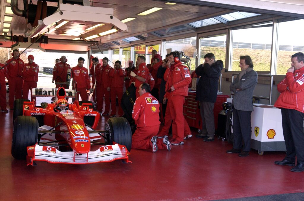 Michael Schumacher, Ferrari F2004, teszt, Fiorano