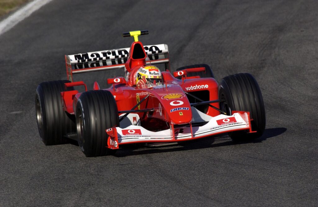 Luca Badoer, Ferrari, teszt, F2002
