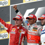 Kimi Räikkönen, Ferrari, Lewis Hamilton, McLaren, Nick Heidfeld, BMW-Sauber, Magyar Nagydíj, 2007