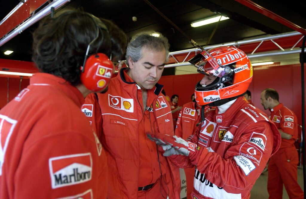 Luigi Mazzola, Michael Schumacher, Ferrari, 2002