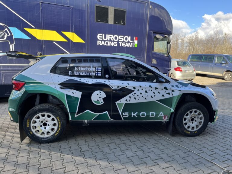 Delecour után Lindholm indul az Eurosol Racing Skodájával