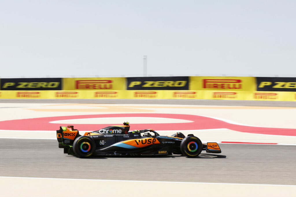 Lando Norris, McLaren, Bahrein, teszt