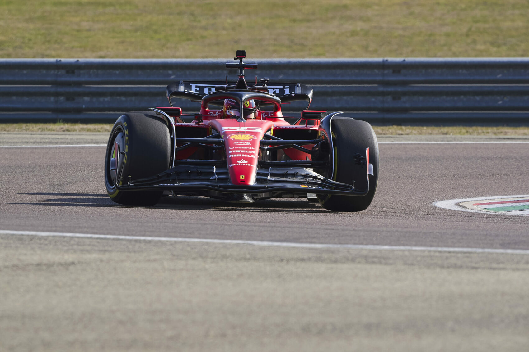 Carlos Sainz, Ferrari, Fiorano, autóbemutató