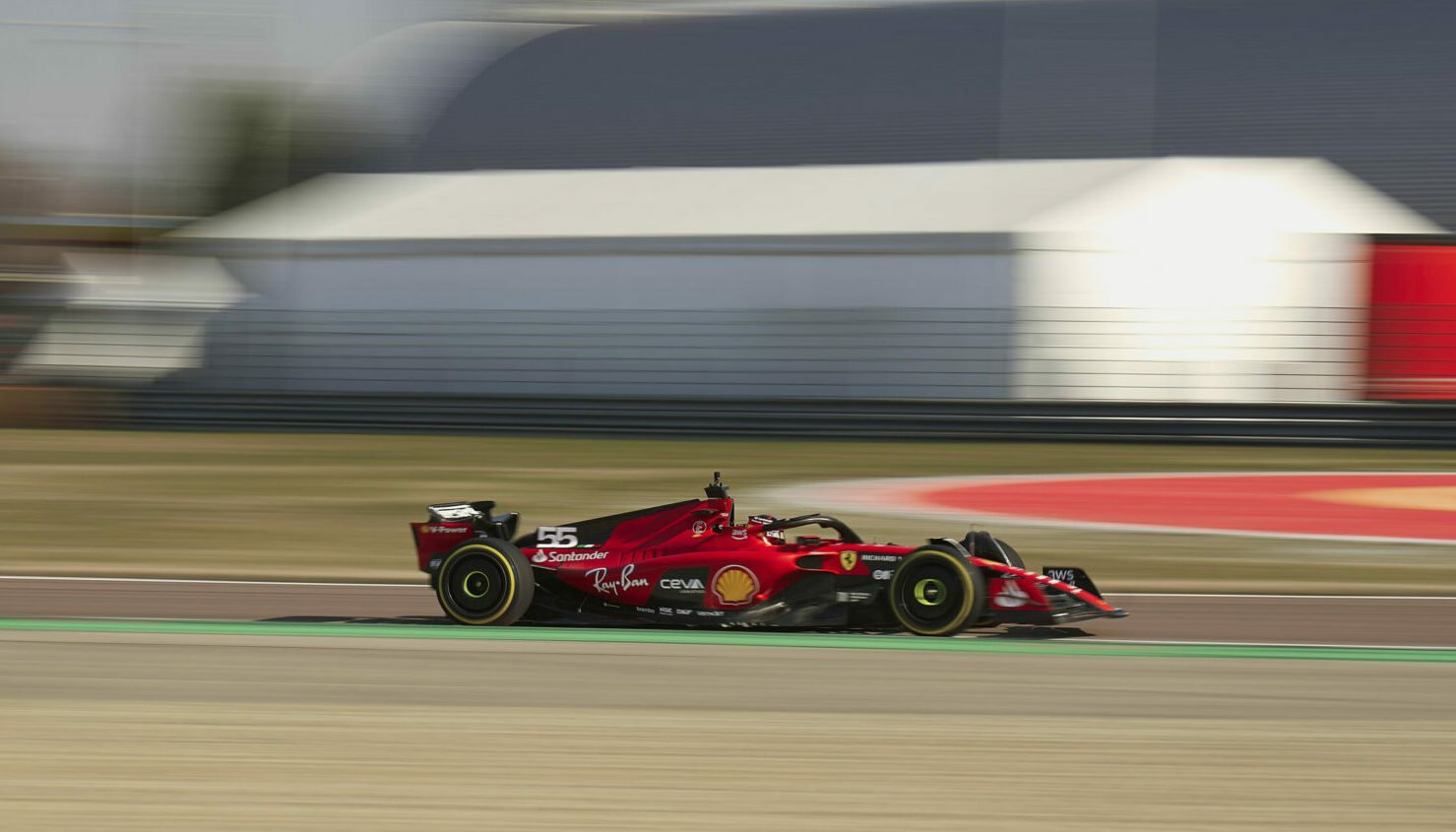 Ferrari SF-23, Carlos Sainz, Fiorano, autóbemutató, Scuderia Ferrari