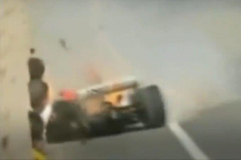 Így tört össze nagyon csúnyán egy F1-es autót az FIA elnöke (videó)