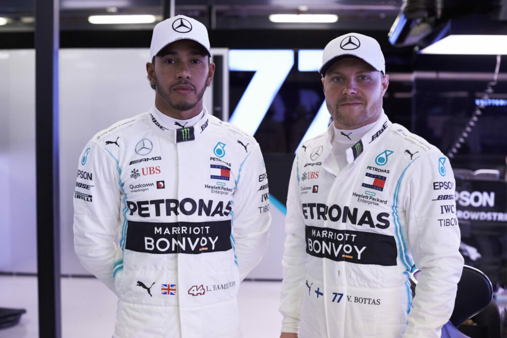 Lewis Hamilton, Valtteri Bottas, Mercedes, 2019