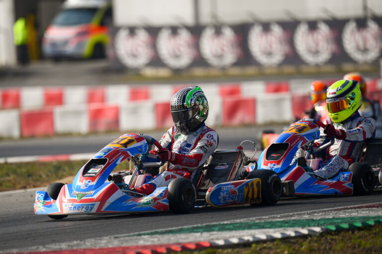 Molnár Martin és Gender Tamás Junior mozgalmas és nehéz hétvégét zárt a WSK Super Master Series második fordulóján