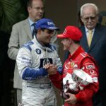 Juan Pablo Montoya, Williams, Michael Schumacher, Ferrari, Monacói Nagydíj, 2003